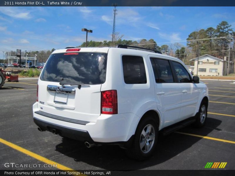 Taffeta White / Gray 2011 Honda Pilot EX-L
