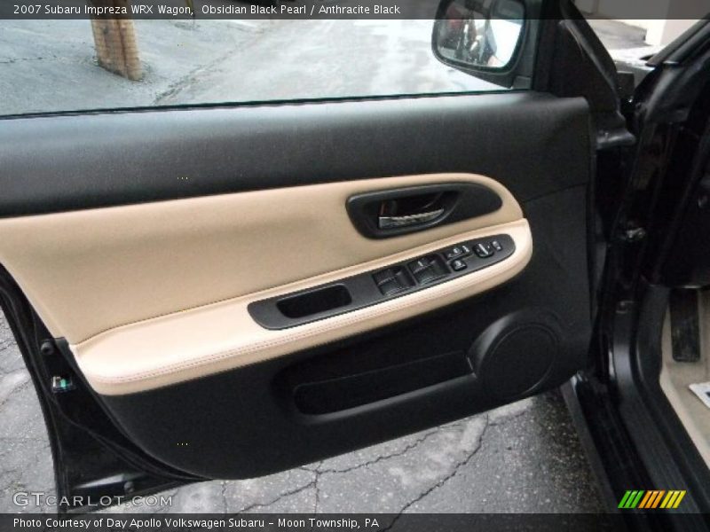 Obsidian Black Pearl / Anthracite Black 2007 Subaru Impreza WRX Wagon