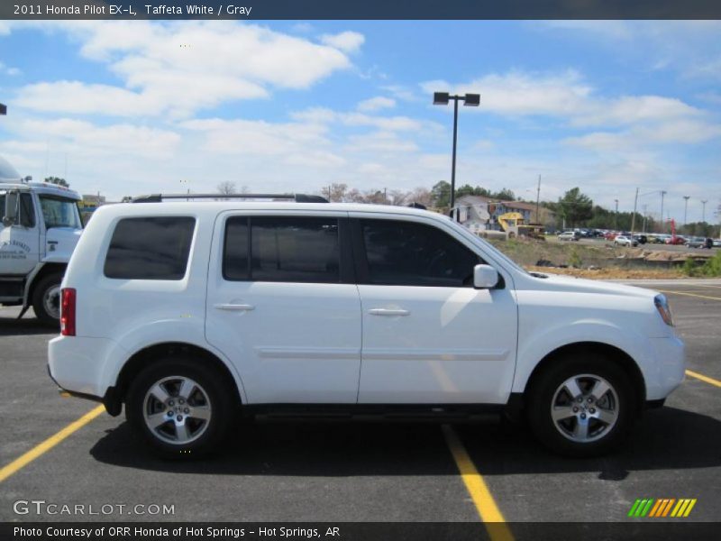 Taffeta White / Gray 2011 Honda Pilot EX-L