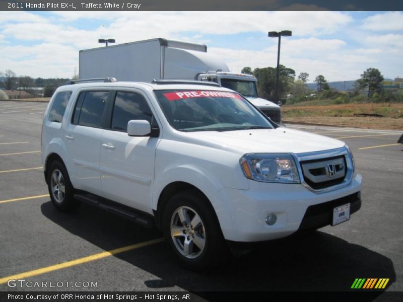 Taffeta White / Gray 2011 Honda Pilot EX-L