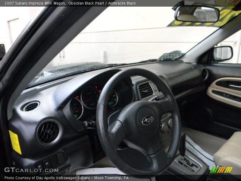 Obsidian Black Pearl / Anthracite Black 2007 Subaru Impreza WRX Wagon