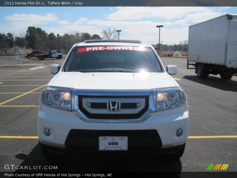 Taffeta White / Gray 2011 Honda Pilot EX-L