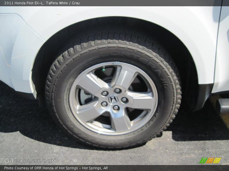 Taffeta White / Gray 2011 Honda Pilot EX-L