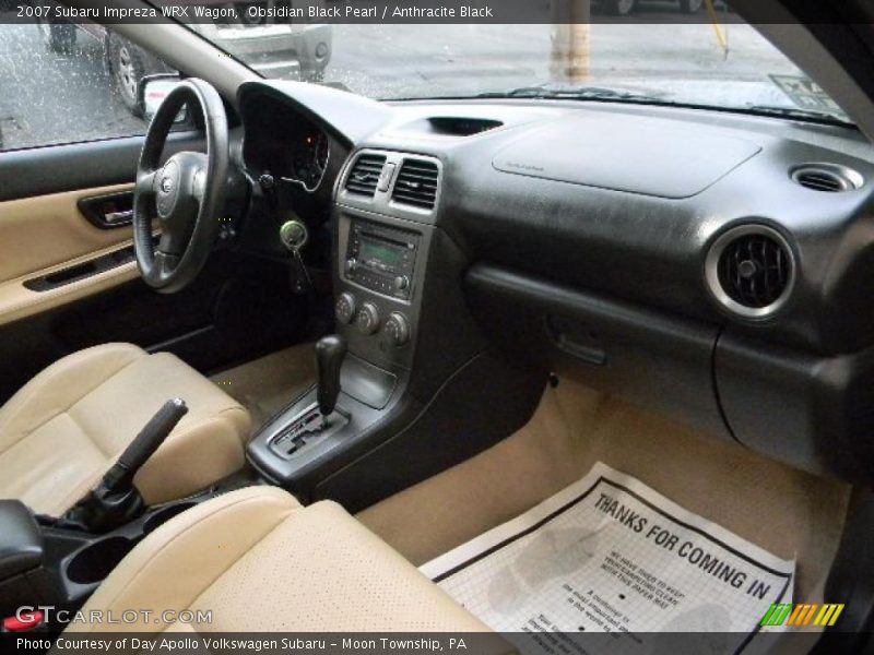  2007 Impreza WRX Wagon Anthracite Black Interior