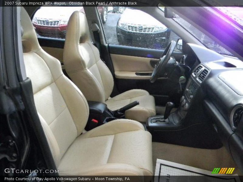  2007 Impreza WRX Wagon Anthracite Black Interior