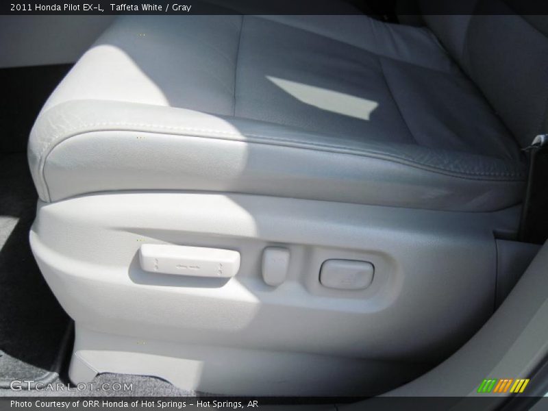 Taffeta White / Gray 2011 Honda Pilot EX-L