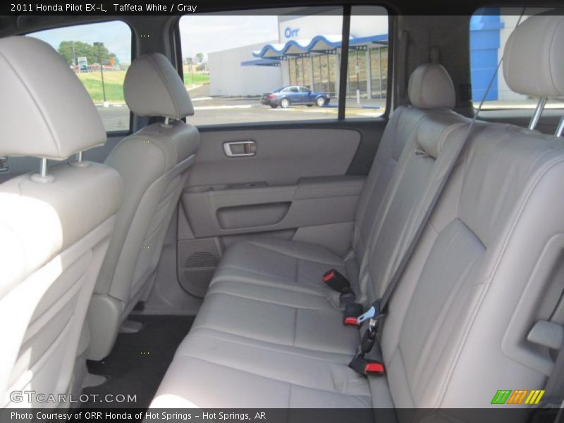 Taffeta White / Gray 2011 Honda Pilot EX-L