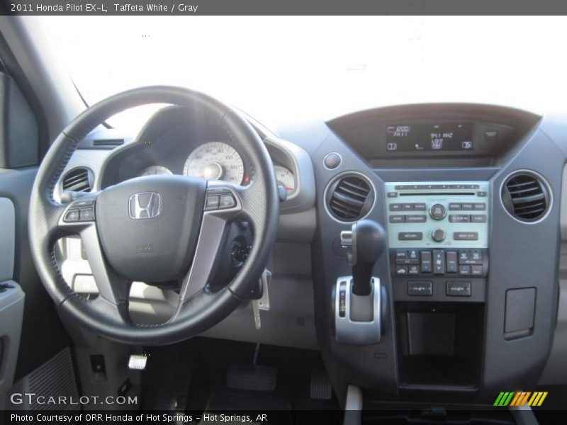 Taffeta White / Gray 2011 Honda Pilot EX-L