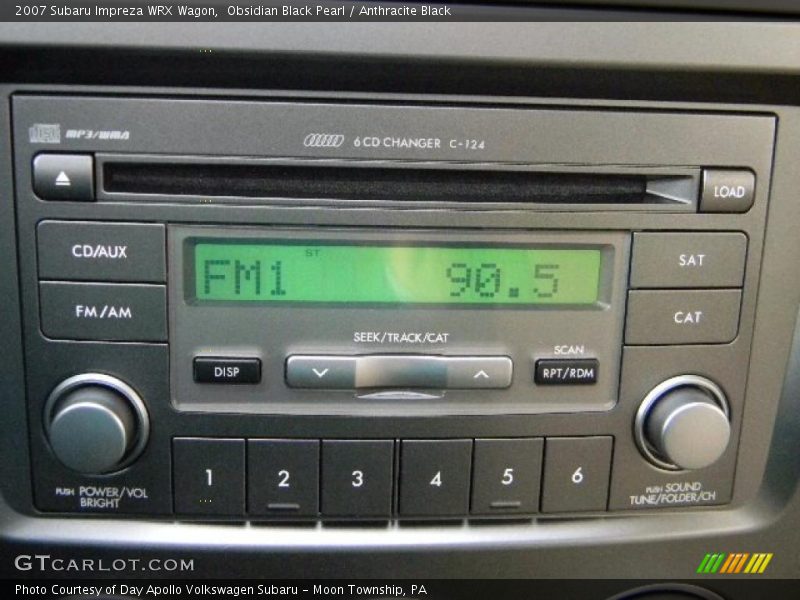 Controls of 2007 Impreza WRX Wagon