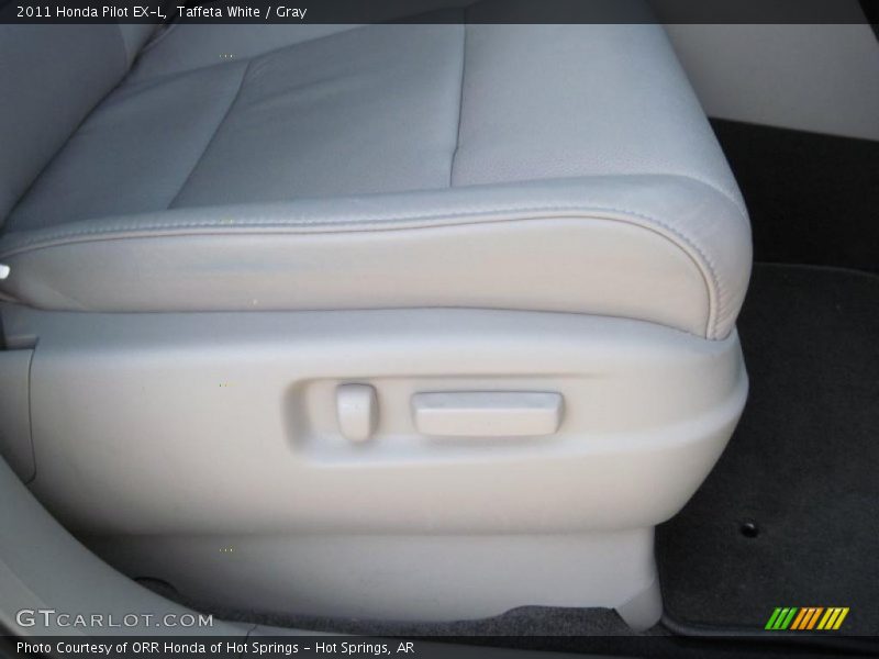 Taffeta White / Gray 2011 Honda Pilot EX-L