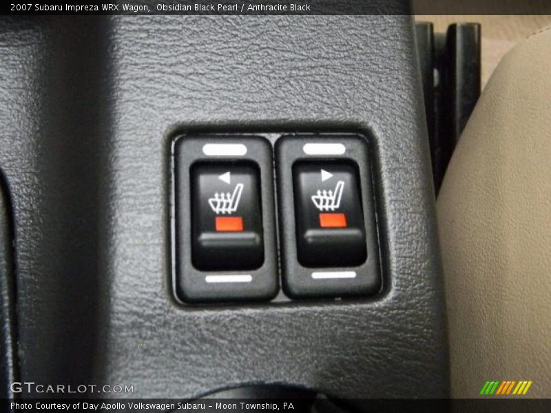 Controls of 2007 Impreza WRX Wagon