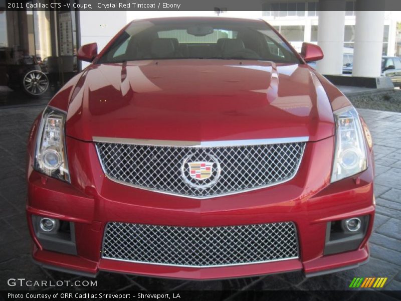 Crystal Red Tintcoat / Ebony 2011 Cadillac CTS -V Coupe