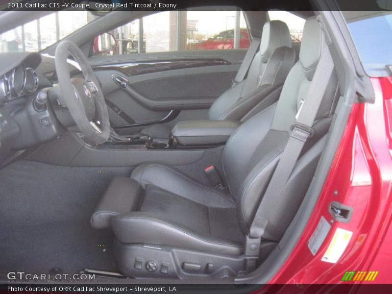  2011 CTS -V Coupe Ebony Interior