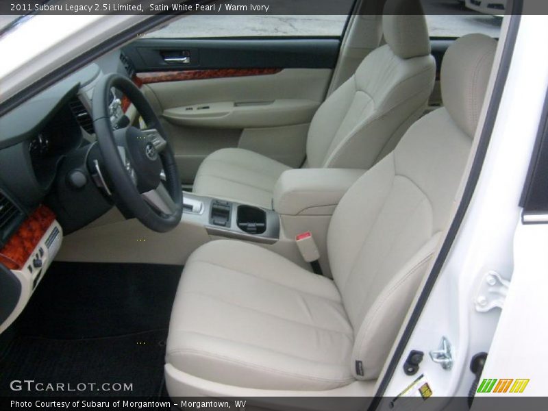 Satin White Pearl / Warm Ivory 2011 Subaru Legacy 2.5i Limited