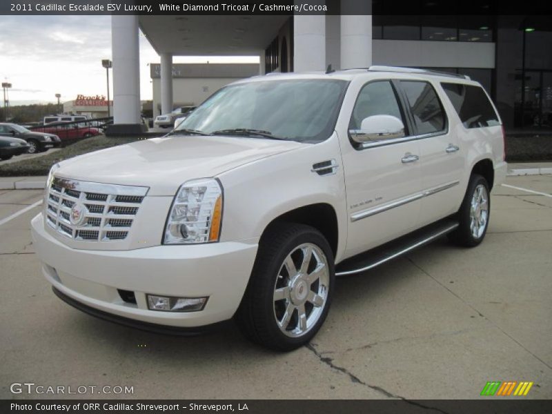 Front 3/4 View of 2011 Escalade ESV Luxury