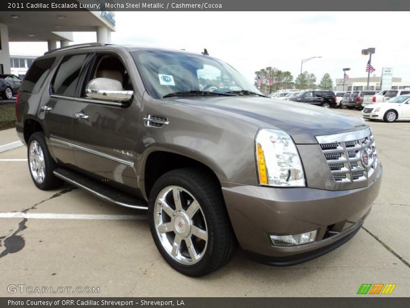 Mocha Steel Metallic / Cashmere/Cocoa 2011 Cadillac Escalade Luxury