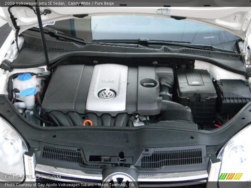  2009 Jetta SE Sedan Engine - 2.5 Liter DOHC 20 Valve 5 Cylinder