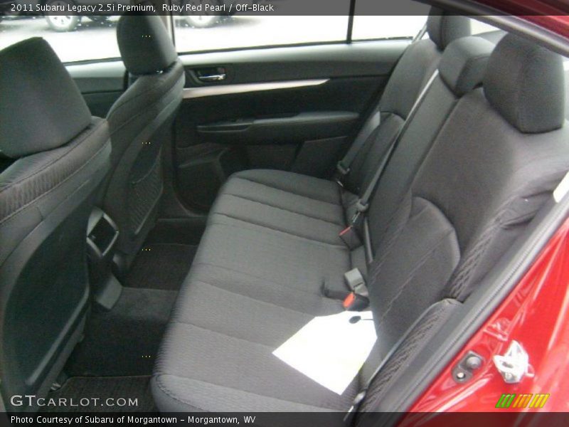 Ruby Red Pearl / Off-Black 2011 Subaru Legacy 2.5i Premium
