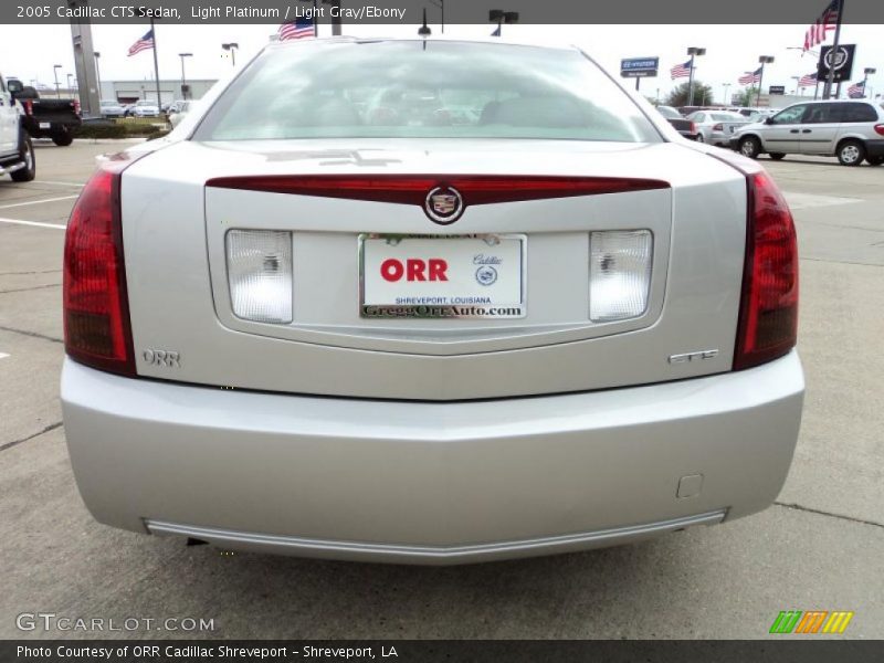Light Platinum / Light Gray/Ebony 2005 Cadillac CTS Sedan