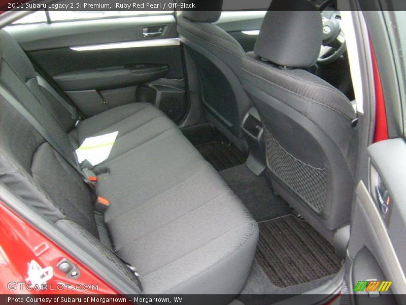 Ruby Red Pearl / Off-Black 2011 Subaru Legacy 2.5i Premium
