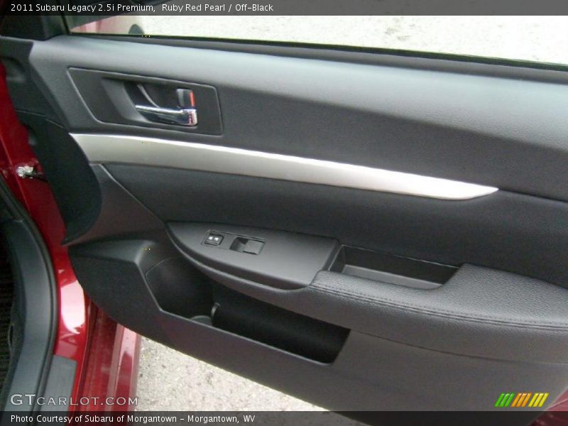 Ruby Red Pearl / Off-Black 2011 Subaru Legacy 2.5i Premium
