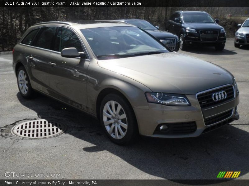 Dakar Beige Metallic / Cardamom Beige 2011 Audi A4 2.0T quattro Avant