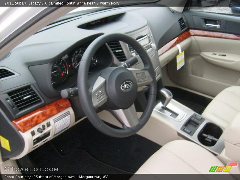 Warm Ivory Interior - 2011 Legacy 3.6R Limited 