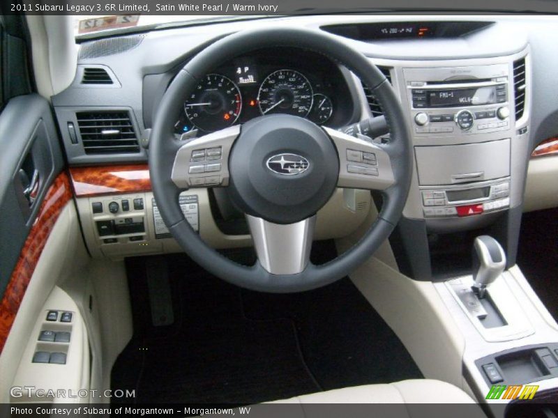Dashboard of 2011 Legacy 3.6R Limited