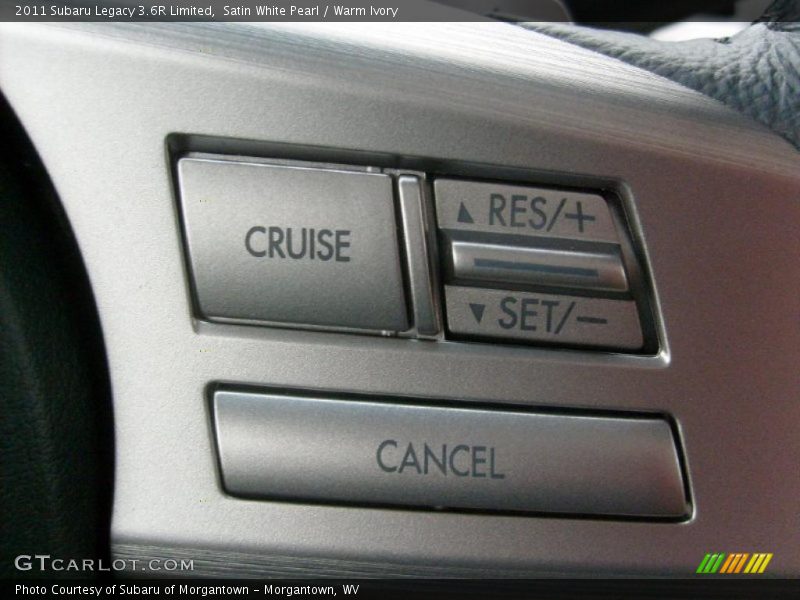 Satin White Pearl / Warm Ivory 2011 Subaru Legacy 3.6R Limited