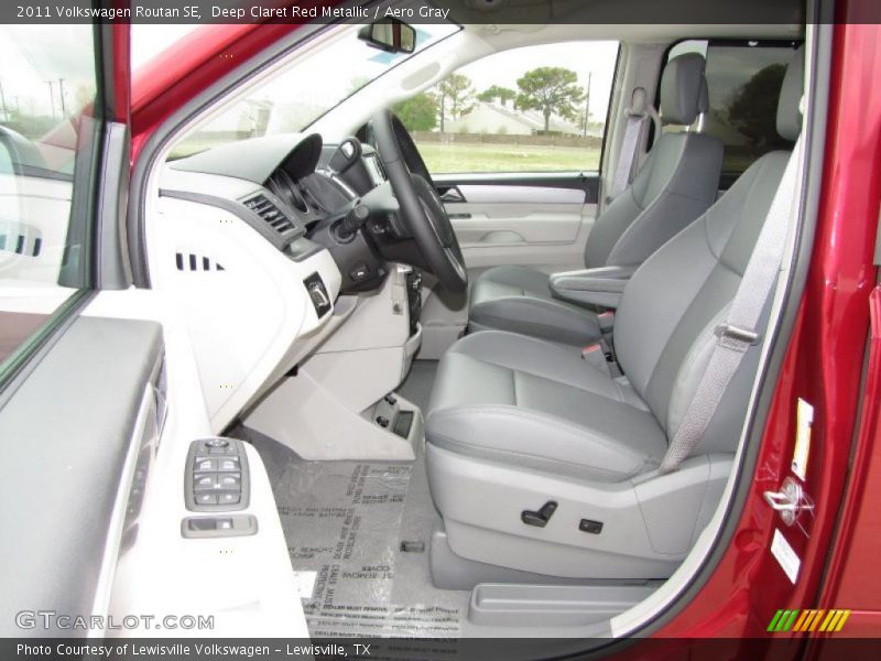 Deep Claret Red Metallic / Aero Gray 2011 Volkswagen Routan SE