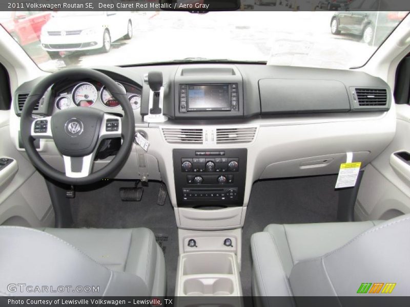 Deep Claret Red Metallic / Aero Gray 2011 Volkswagen Routan SE