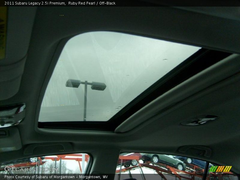 Ruby Red Pearl / Off-Black 2011 Subaru Legacy 2.5i Premium