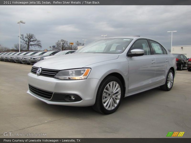 Reflex Silver Metallic / Titan Black 2011 Volkswagen Jetta SEL Sedan