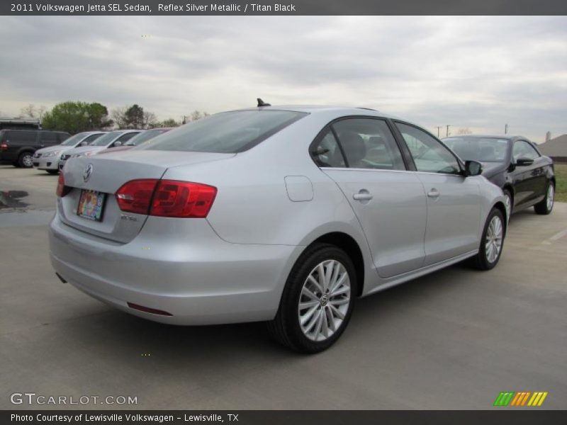 Reflex Silver Metallic / Titan Black 2011 Volkswagen Jetta SEL Sedan