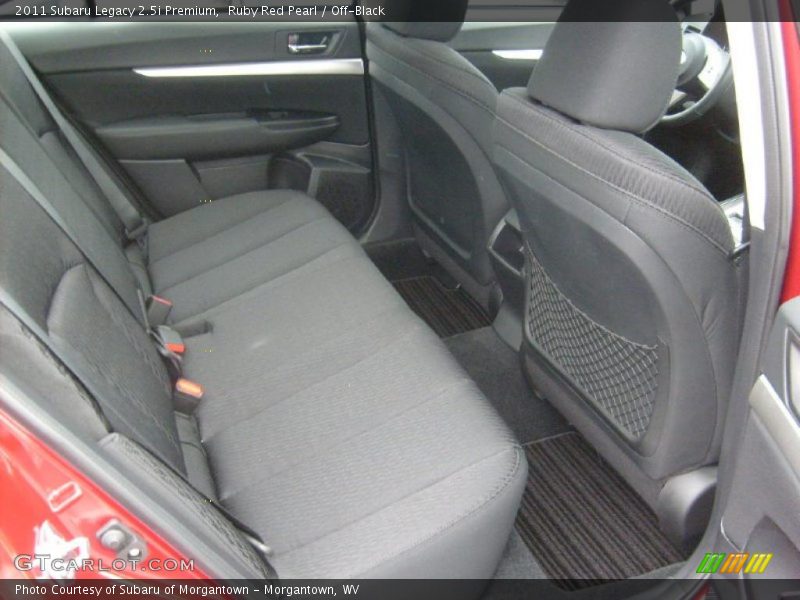 Ruby Red Pearl / Off-Black 2011 Subaru Legacy 2.5i Premium