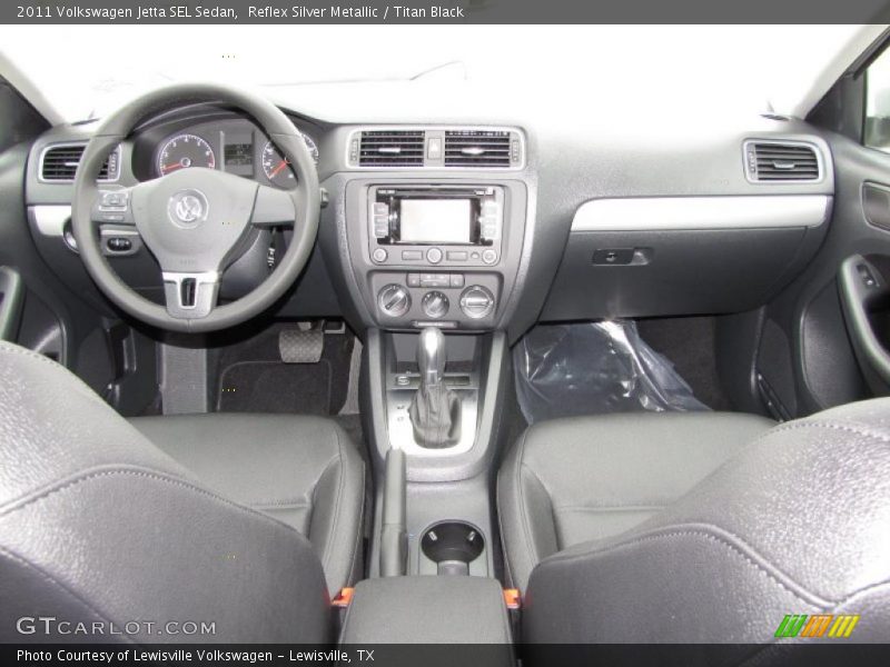 Reflex Silver Metallic / Titan Black 2011 Volkswagen Jetta SEL Sedan