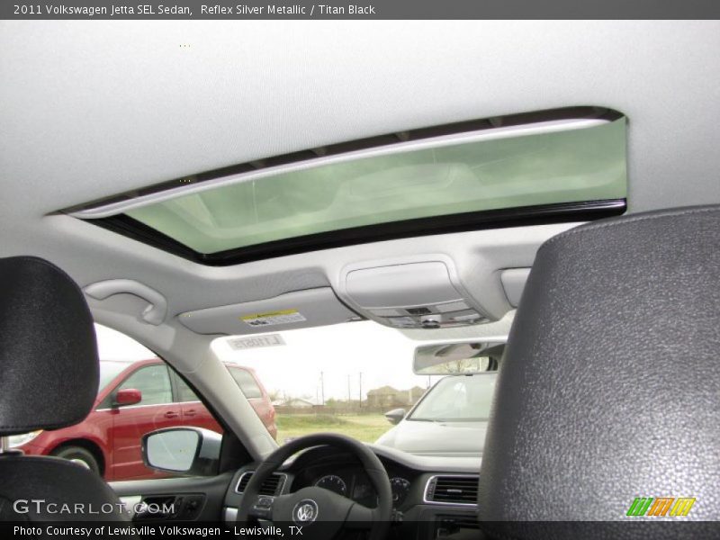 Reflex Silver Metallic / Titan Black 2011 Volkswagen Jetta SEL Sedan