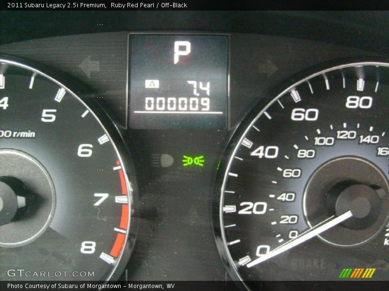Ruby Red Pearl / Off-Black 2011 Subaru Legacy 2.5i Premium