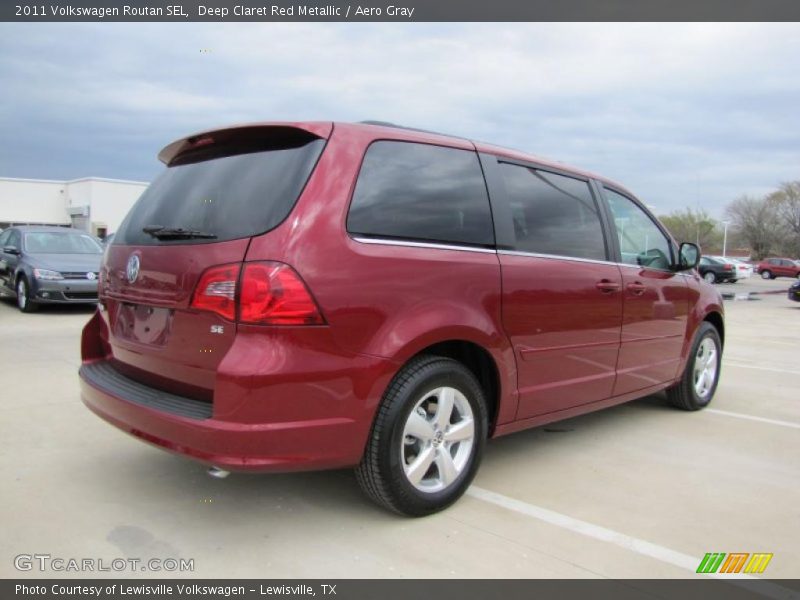 Deep Claret Red Metallic / Aero Gray 2011 Volkswagen Routan SEL