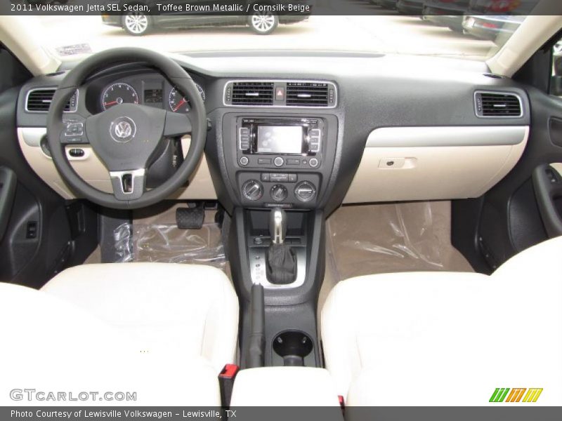 Toffee Brown Metallic / Cornsilk Beige 2011 Volkswagen Jetta SEL Sedan