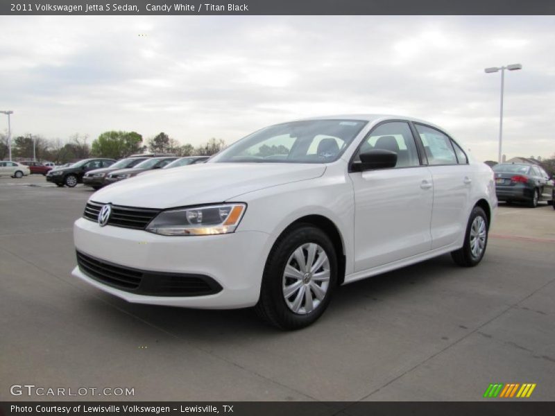 Candy White / Titan Black 2011 Volkswagen Jetta S Sedan
