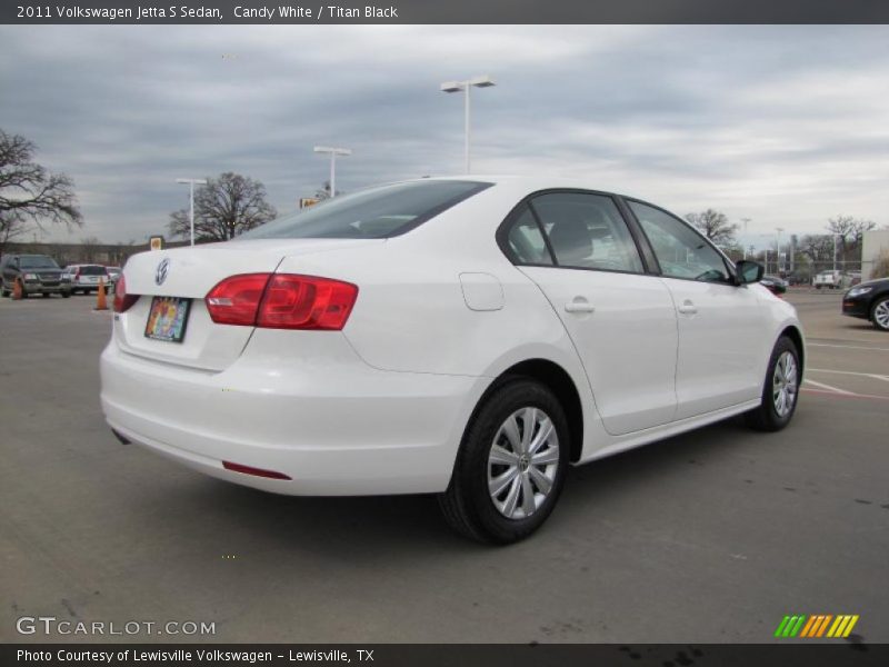 Candy White / Titan Black 2011 Volkswagen Jetta S Sedan