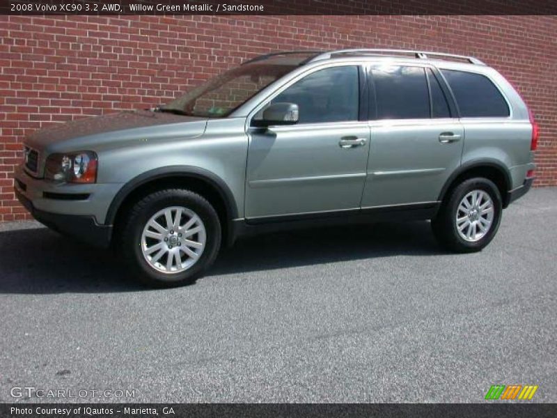 Willow Green Metallic / Sandstone 2008 Volvo XC90 3.2 AWD