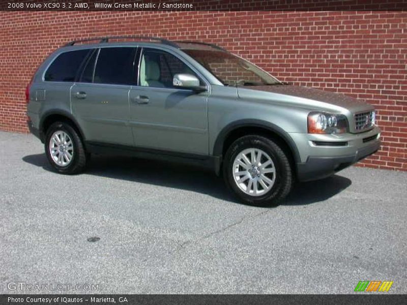 Willow Green Metallic / Sandstone 2008 Volvo XC90 3.2 AWD