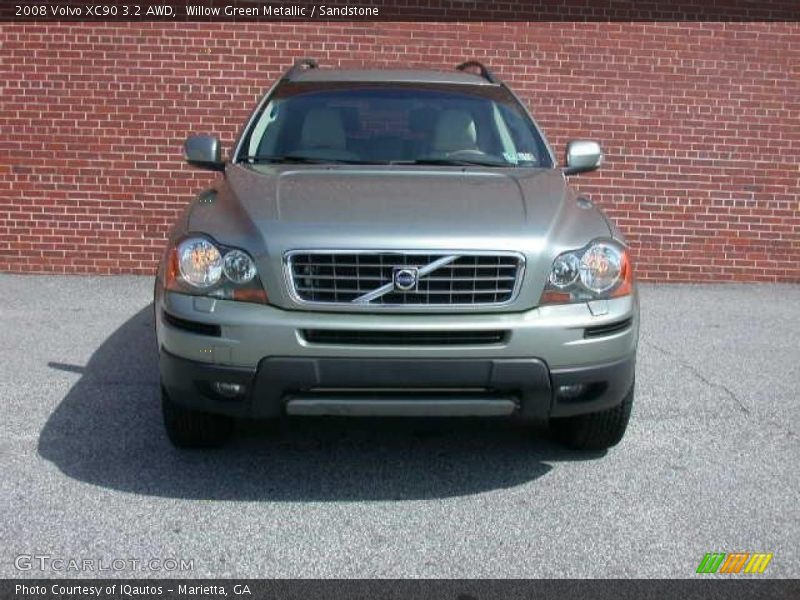 Willow Green Metallic / Sandstone 2008 Volvo XC90 3.2 AWD