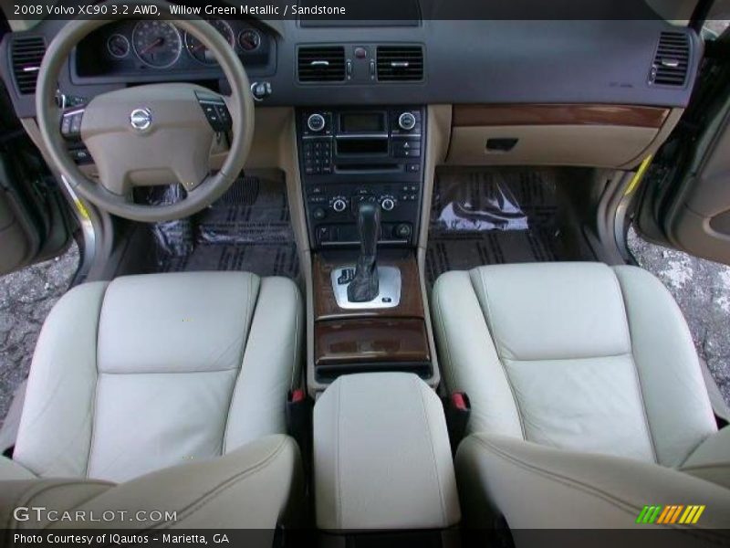 Willow Green Metallic / Sandstone 2008 Volvo XC90 3.2 AWD