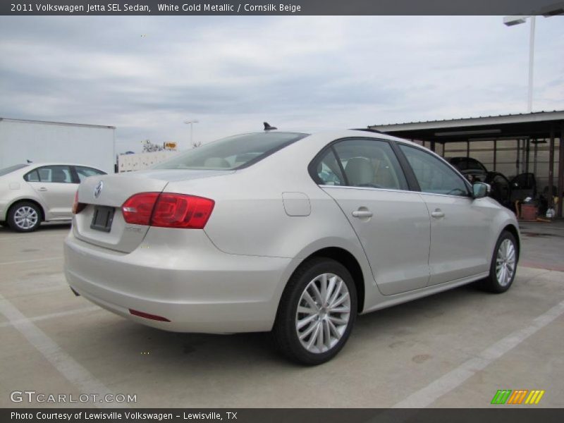 White Gold Metallic / Cornsilk Beige 2011 Volkswagen Jetta SEL Sedan