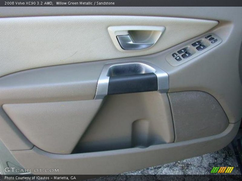 Willow Green Metallic / Sandstone 2008 Volvo XC90 3.2 AWD