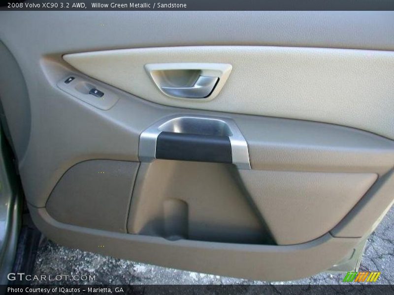 Willow Green Metallic / Sandstone 2008 Volvo XC90 3.2 AWD