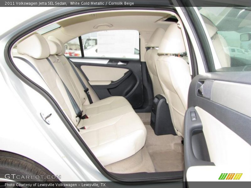 White Gold Metallic / Cornsilk Beige 2011 Volkswagen Jetta SEL Sedan